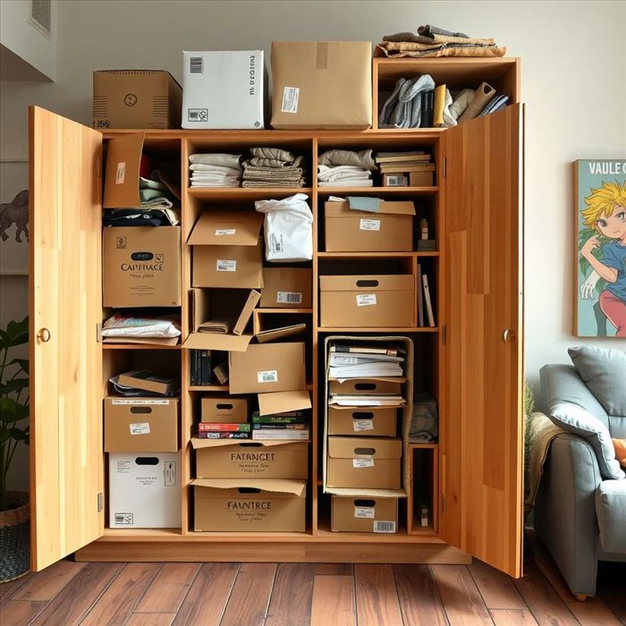 Garde meuble Marseille : désencombrer une pièce sans casse