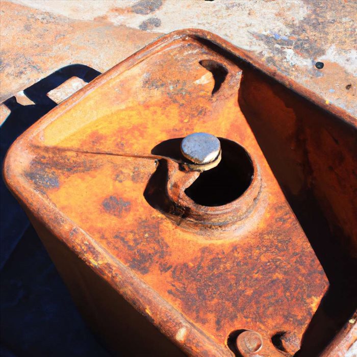 Comment bien nettoyer un réservoir d'essence rouillé ?