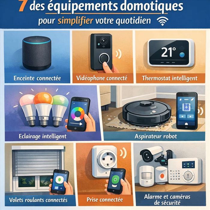 Top 7 des équipements domotiques pour simplifier votre quotidien