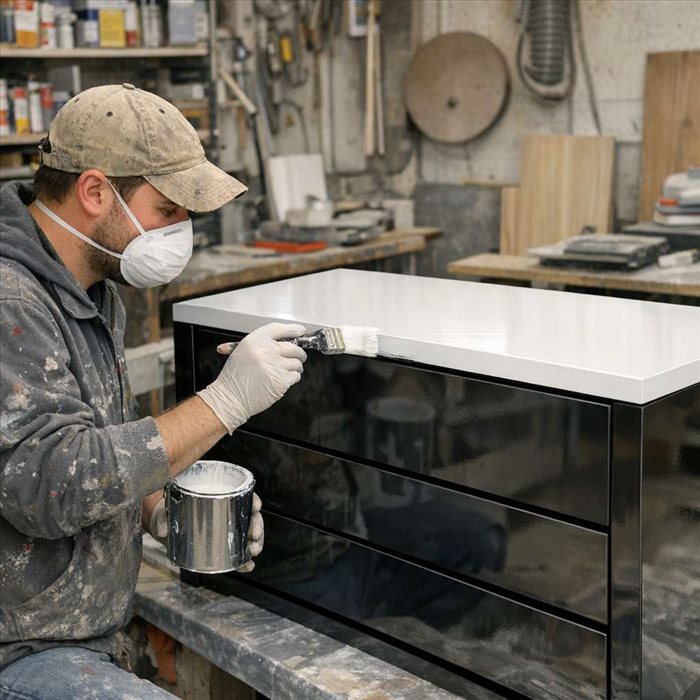Réussir la Peinture d'un Meuble Laqué Brillant