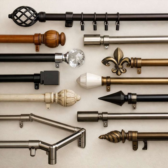 Quelles tringles à rideaux choisir pour allier esthétique et praticité??