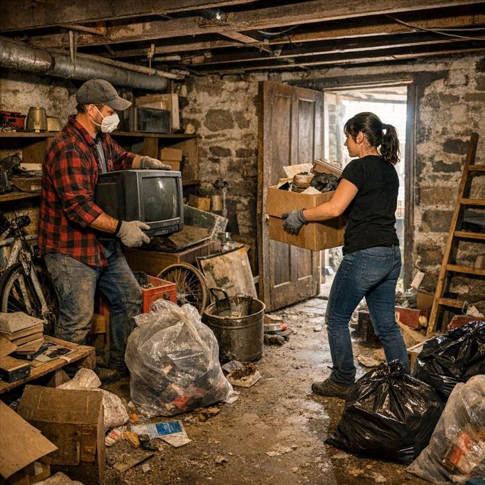 Vider la maison d'un défunt : comment organiser le débarras après un décès ?
