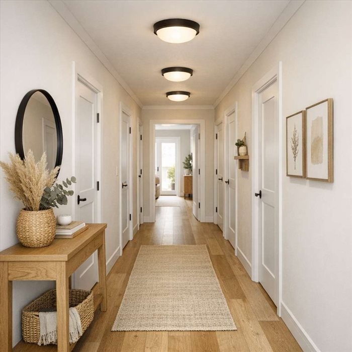 Comment décorer un couloir avec des portes alignées : idées déco 