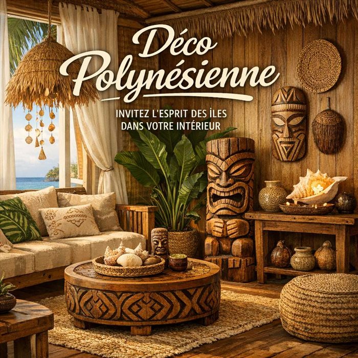 Déco polynésienne: invitez l'esprit des îles dans votre intérieur