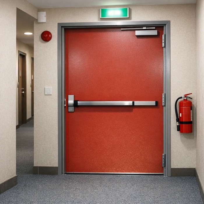 Portes coupe-feu dans les couloirs d’immeuble : rôle et sécurité