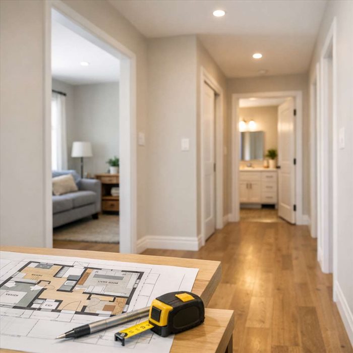 Dégagement dans un plan de maison : définition, rôle et astuces