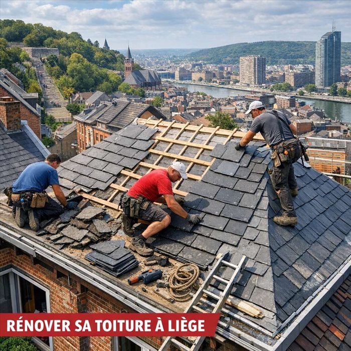 Rénover sa toiture à Liège : ce qu'il faut savoir avant de se lancer