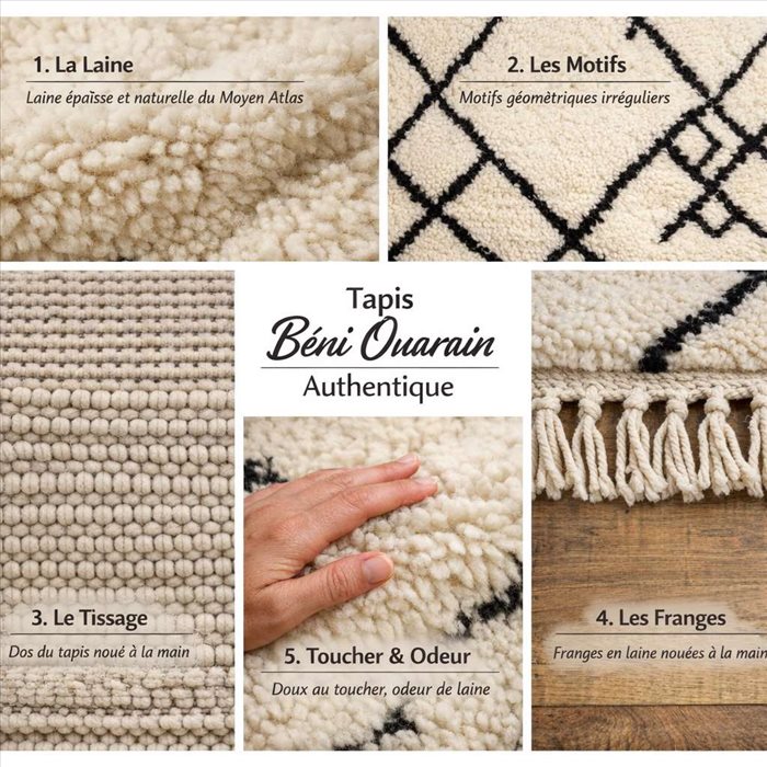 Comment reconnaître un authentique tapis Béni Ouarain ? 