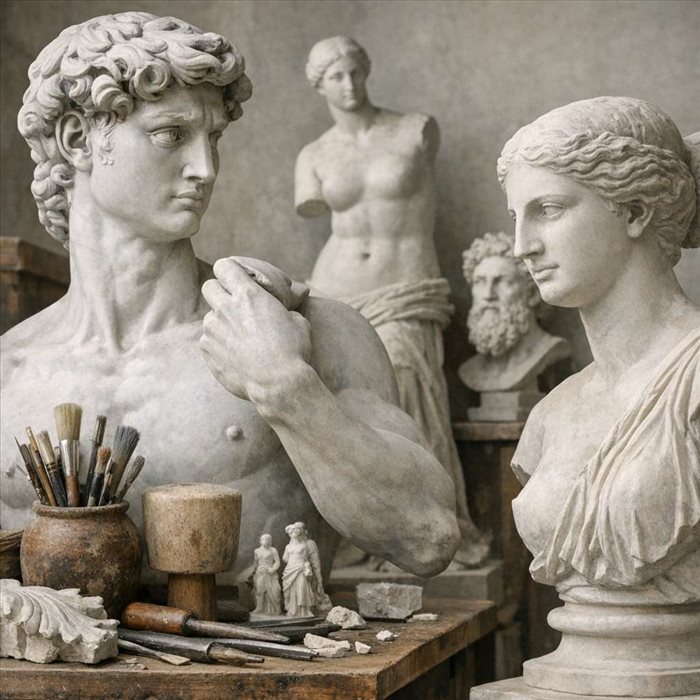 Sculpture classique : histoire, caractéristiques et chefs-d’œuvre emblématiques