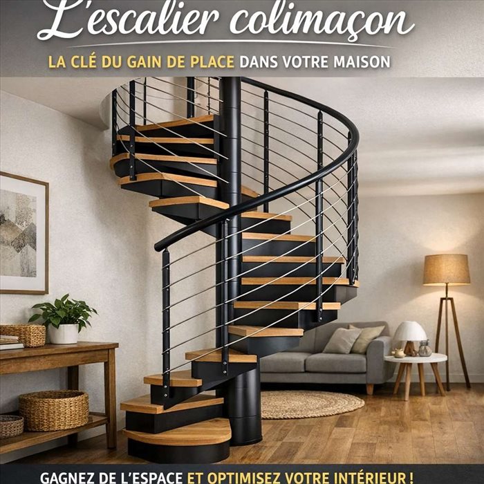 Petit espace : l’escalier colimaçon peut-il tout changer ?