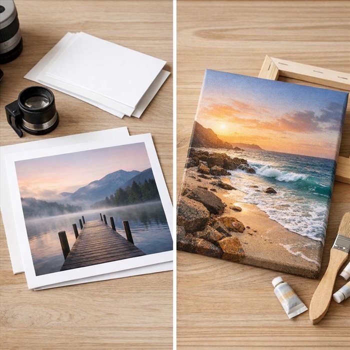 Tirage fine art ou impression sur toile : comment choisir ?