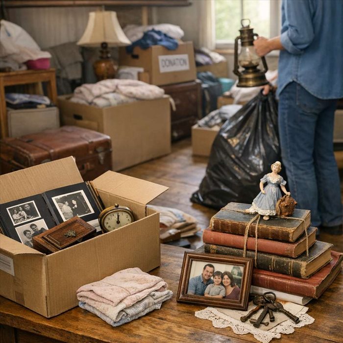 Vider la maison de ses parents : par où commencer ?