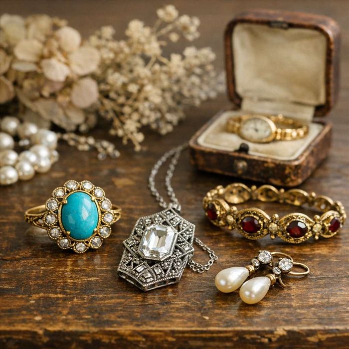 Bijoux vintage à offrir : charme, style et achat responsable