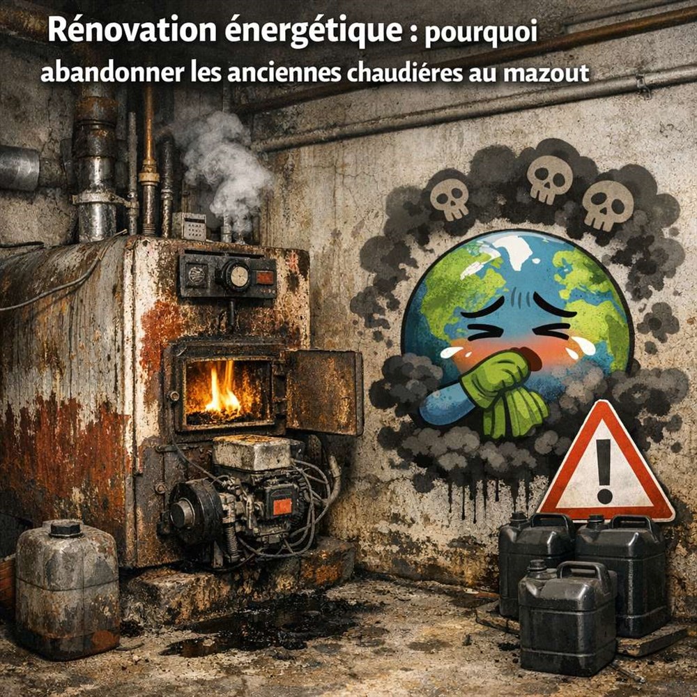 Rénovation énergétique : pourquoi abandonner les anciennes chaudières au mazout