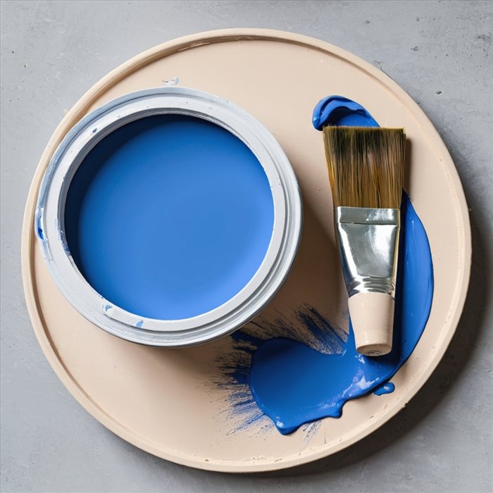 Obtenez un Bleu Pur en Peinture Maison Facilement